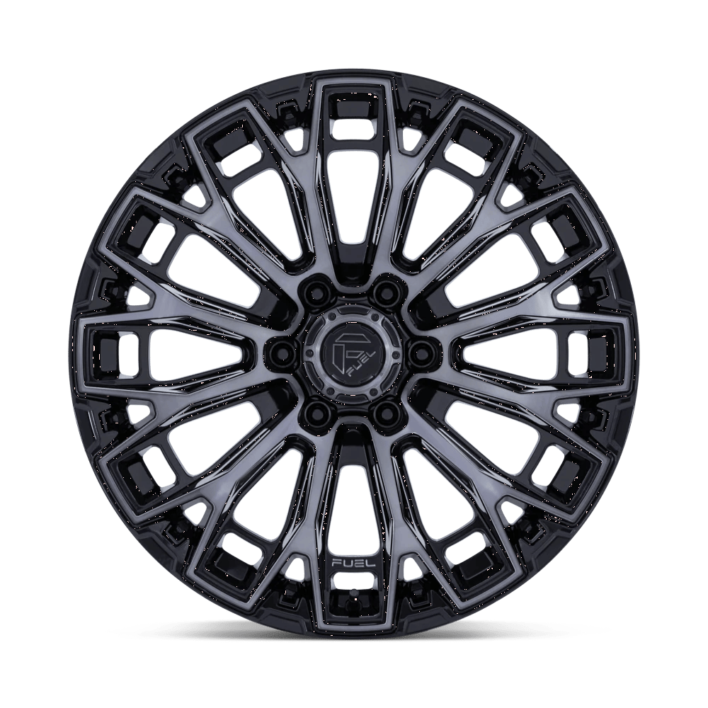 20x9 Fuel FC882 Trax Gloss Black Machined Face Dark Tinted Wheel 8x180 (1mm)