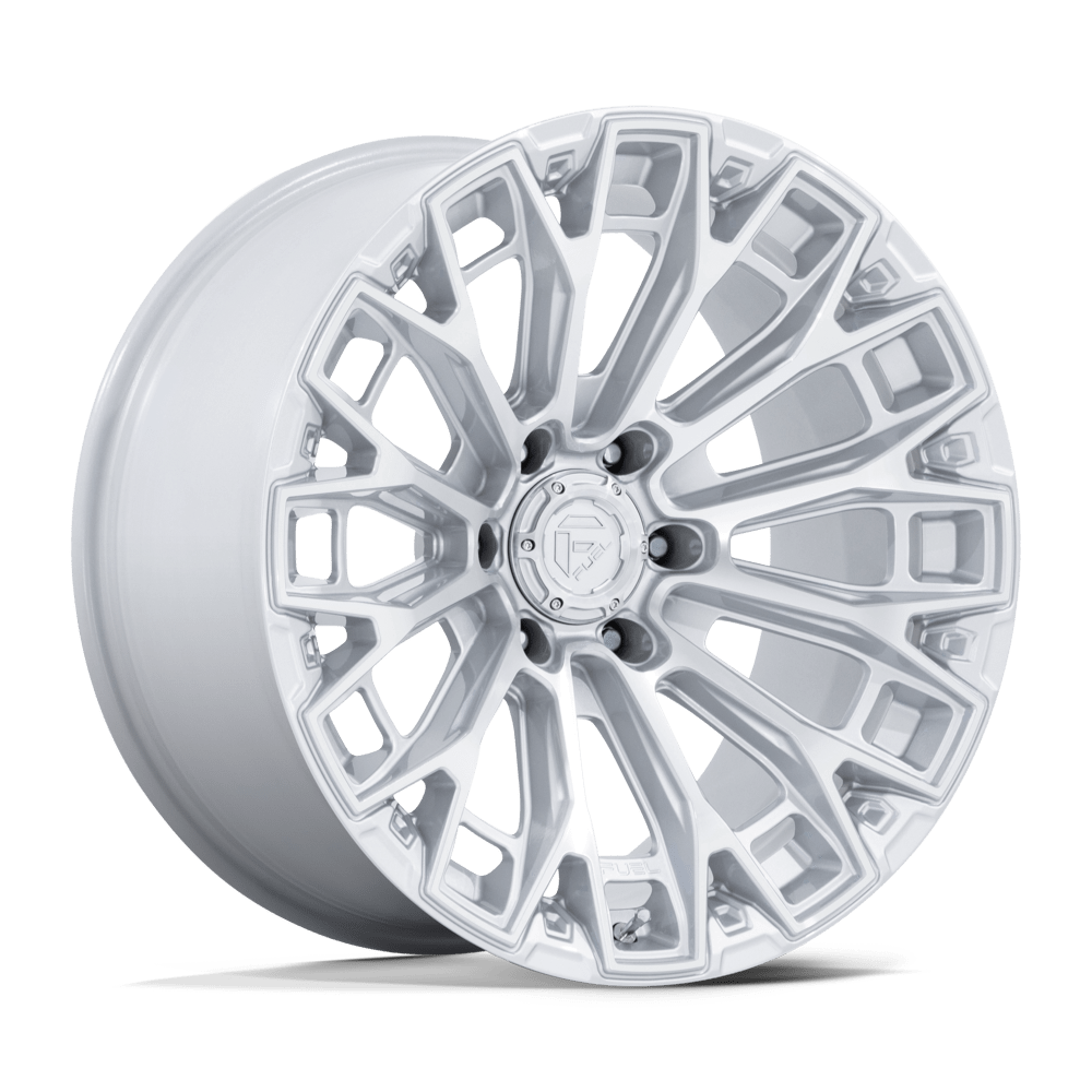 20x9 Fuel Off-Road FC882 Trax Gloss Silver W/ Machined Face Wheel 6x5.5 (1mm)