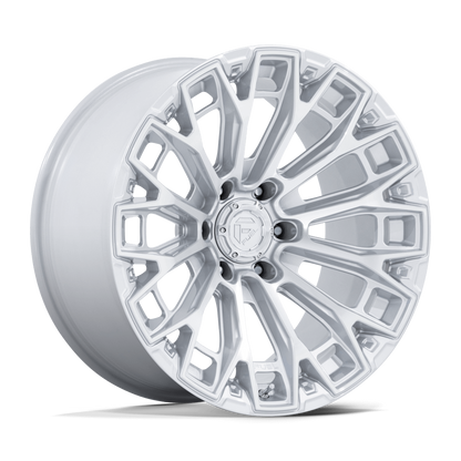 17x9 Fuel Off-Road FC882 Trax Gloss Silver W/ Machined Face Wheel 6x5.5 (-12mm)