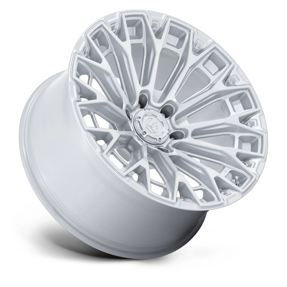 17x9 Fuel Off-Road FC882 Trax Gloss Silver W/ Machined Face Wheel 6x135 (-12mm)