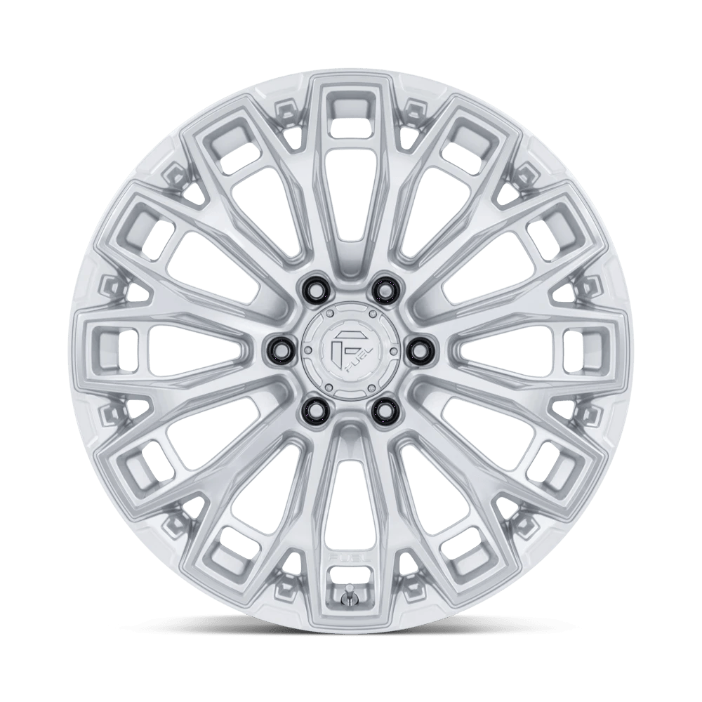 20x9 Fuel Off-Road FC882 Trax Gloss Silver W/ Machined Face Wheel 6x135 (1mm)