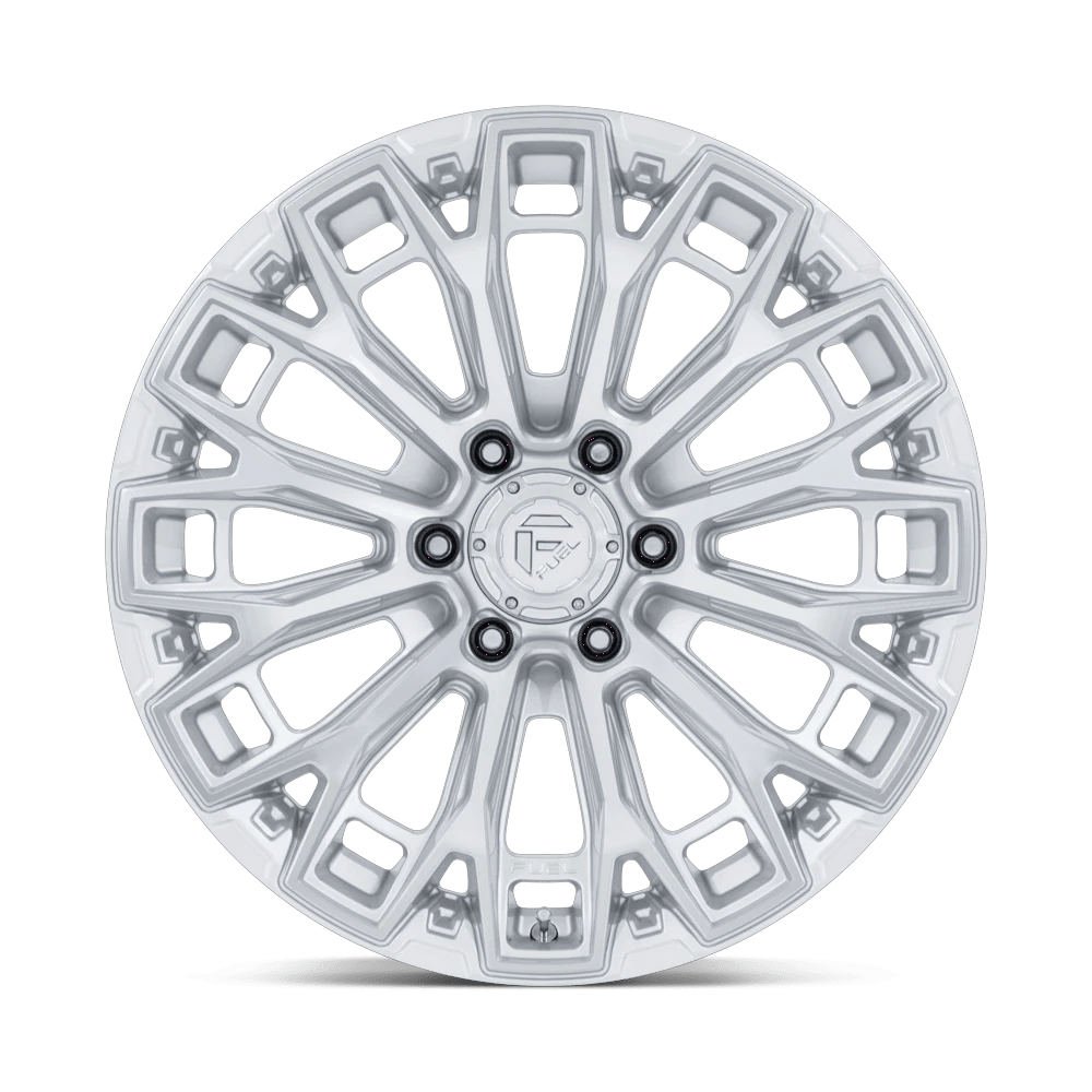17x9 Fuel Off-Road FC882 Trax Gloss Silver W/ Machined Face Wheel 6x135 (20mm)