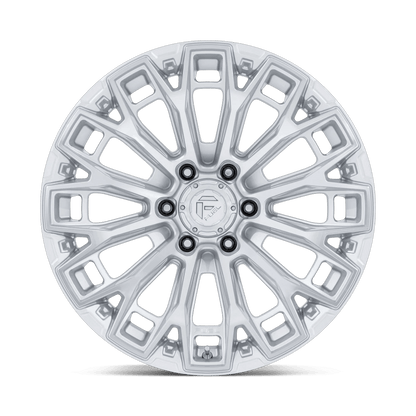 20x9 Fuel Off-Road FC882 Trax Gloss Silver W/ Machined Face Wheel 8x6.5 (1mm)