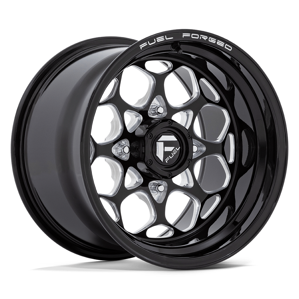 15x10 Fuel FV400 Scepter Gloss Black Milled FORGED UTV Wheel 4x137 (0mm)
