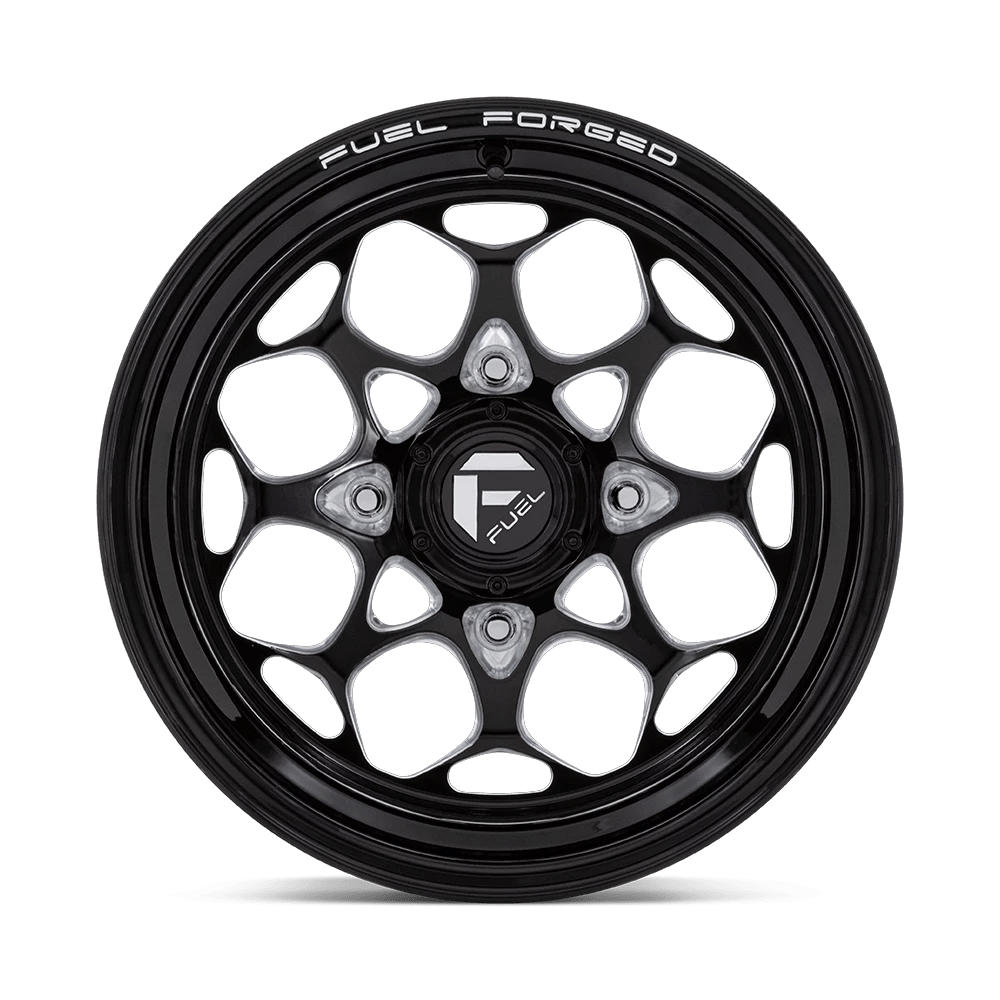15x10 Fuel FV400 Scepter Gloss Black Milled FORGED UTV Wheel 4x137 (0mm)