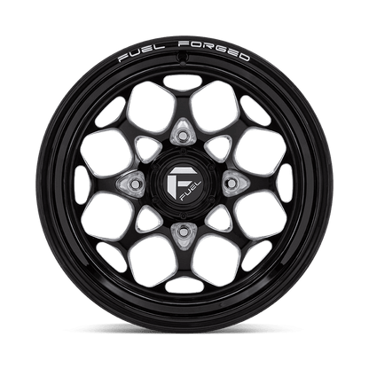 15x10 Fuel FV400 Scepter Gloss Black Milled FORGED UTV Wheel 4x137 (0mm)