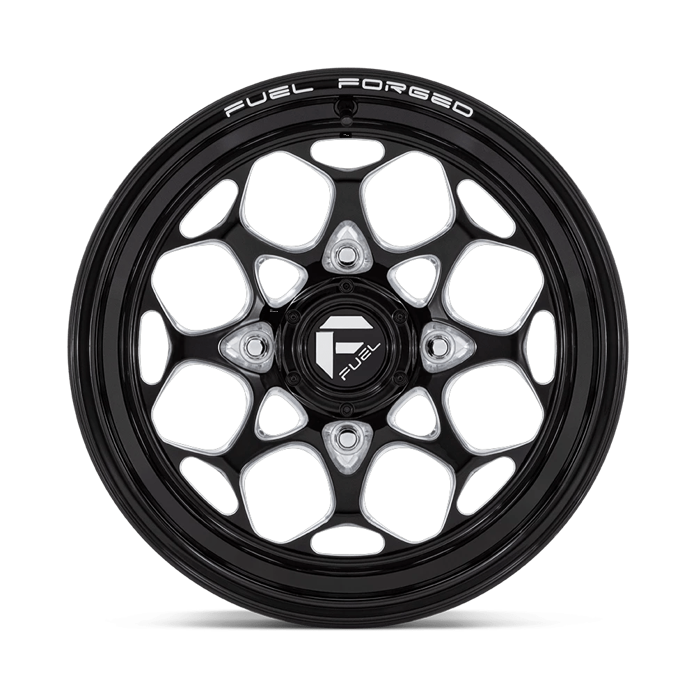 15x7 Fuel FV400 Scepter Gloss Black Milled FORGED UTV Wheel 4x137 (10mm)