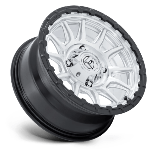 15x7 Fuel FV866 Piston Hyper Silver Machined Matte Black UTV Wheel 4x156 (10mm)