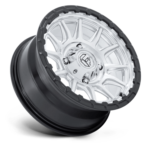 15x7 Fuel FV866 Piston Hyper Silver Machined Matte Black UTV Wheel 5x4.5 (10mm)