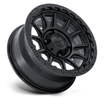 15x7 Fuel FV866 Piston Matte Black W/ Gloss Black Lip UTV Wheel 4x110 (10mm)
