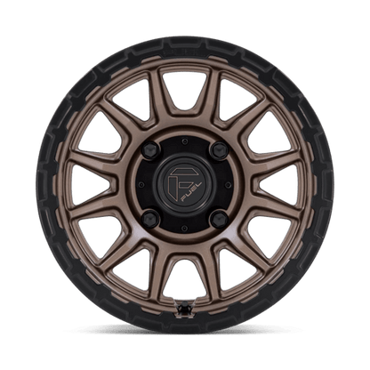 15x7 Fuel FV866 Piston Matte Bronze W Matte Black Lip UTV Wheel 5x4.5 (38mm)