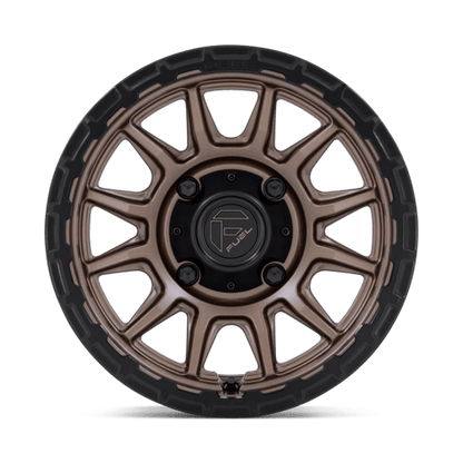 15x7 Fuel FV866 Piston Matte Bronze W Matte Black Lip UTV Wheel 4x156 (38mm)