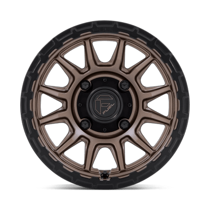 15x7 Fuel FV866 Piston Matte Bronze W Matte Black Lip UTV Wheel 4x156 (10mm)