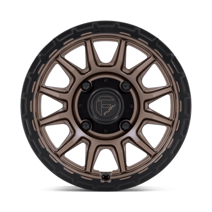 15x7 Fuel FV866 Piston Matte Bronze W Matte Black Lip UTV Wheel 4x110 (10mm)