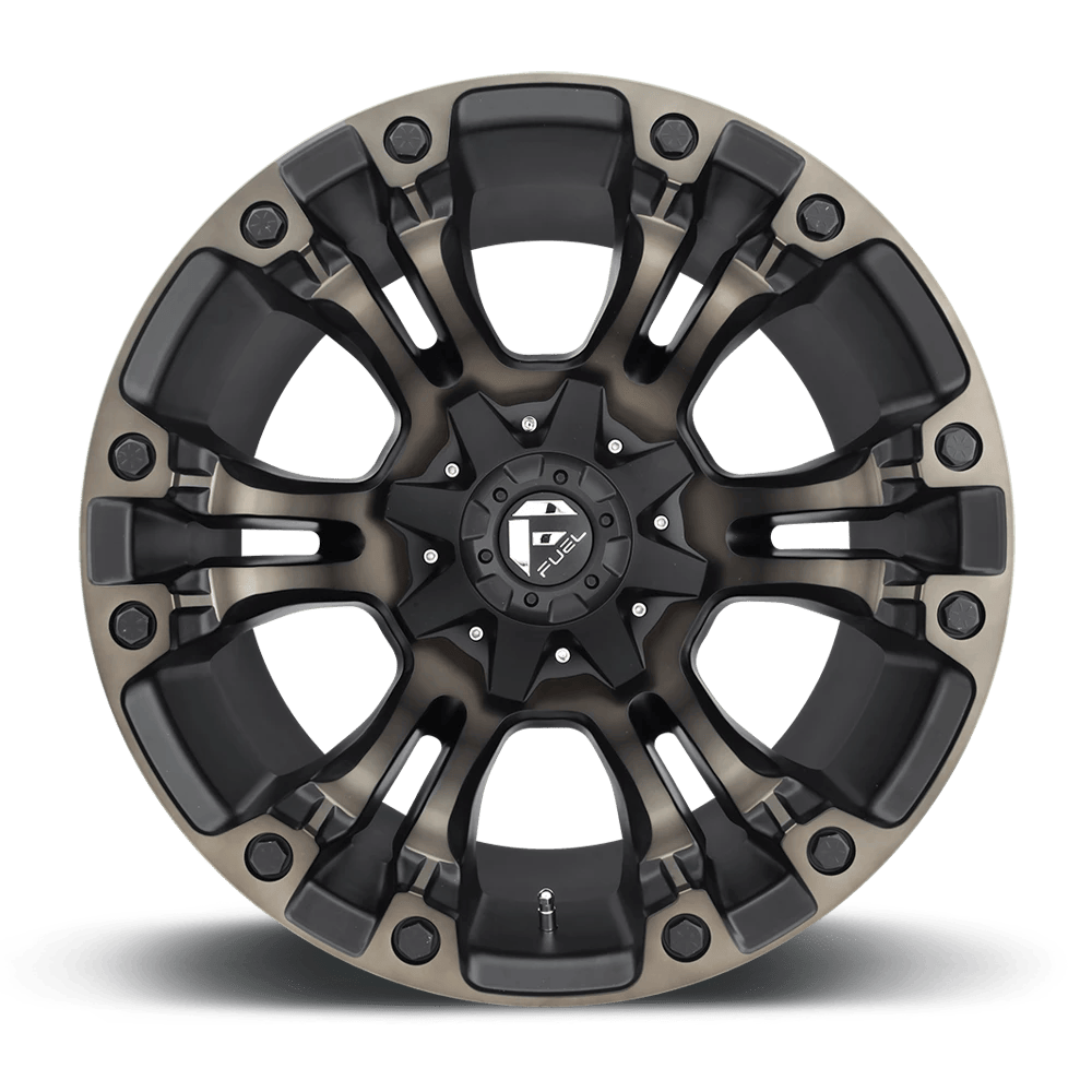 17x9 Fuel D569 Vapor Matte Black Double Dark Tint Wheel 6x135/6x5.5 (-12mm)