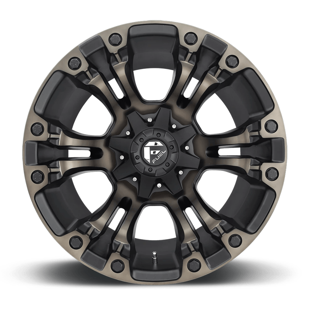 17x9 Fuel D569 Vapor Matte Black Double Dark Tint Wheel 6x135/6x5.5 (-12mm)