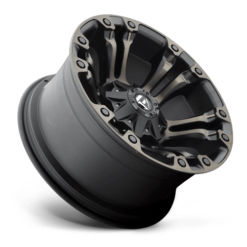 17x9 Fuel Offroad D569 Vapor Matte Black Double Dark Tint Wheel 8x6.5 (-12mm)