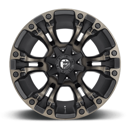 17x9 Fuel Offroad D569 Vapor Matte Black Double Dark Tint Wheel 8x6.5 (-12mm)