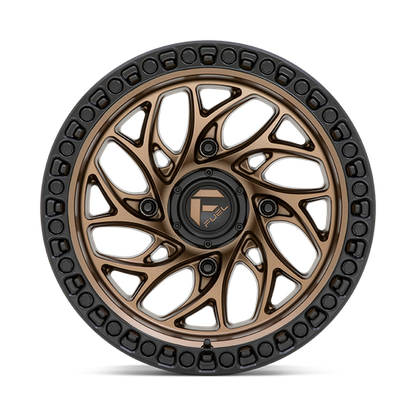 15x10 Fuel UTV D777 RUNNER UTV Bronze With Black Ring Wheel 4x156 (0mm)