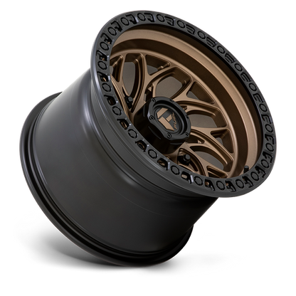 15x10 Fuel UTV D777 RUNNER UTV Bronze With Black Ring Wheel 4x156 (0mm)