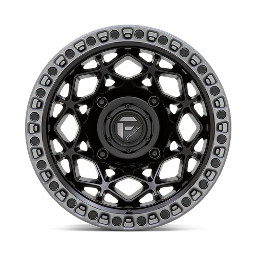 15x10 Fuel UTV D783 UNIT UTV Matte Black With Gunmetal Ring Wheel 4x156 (0mm)