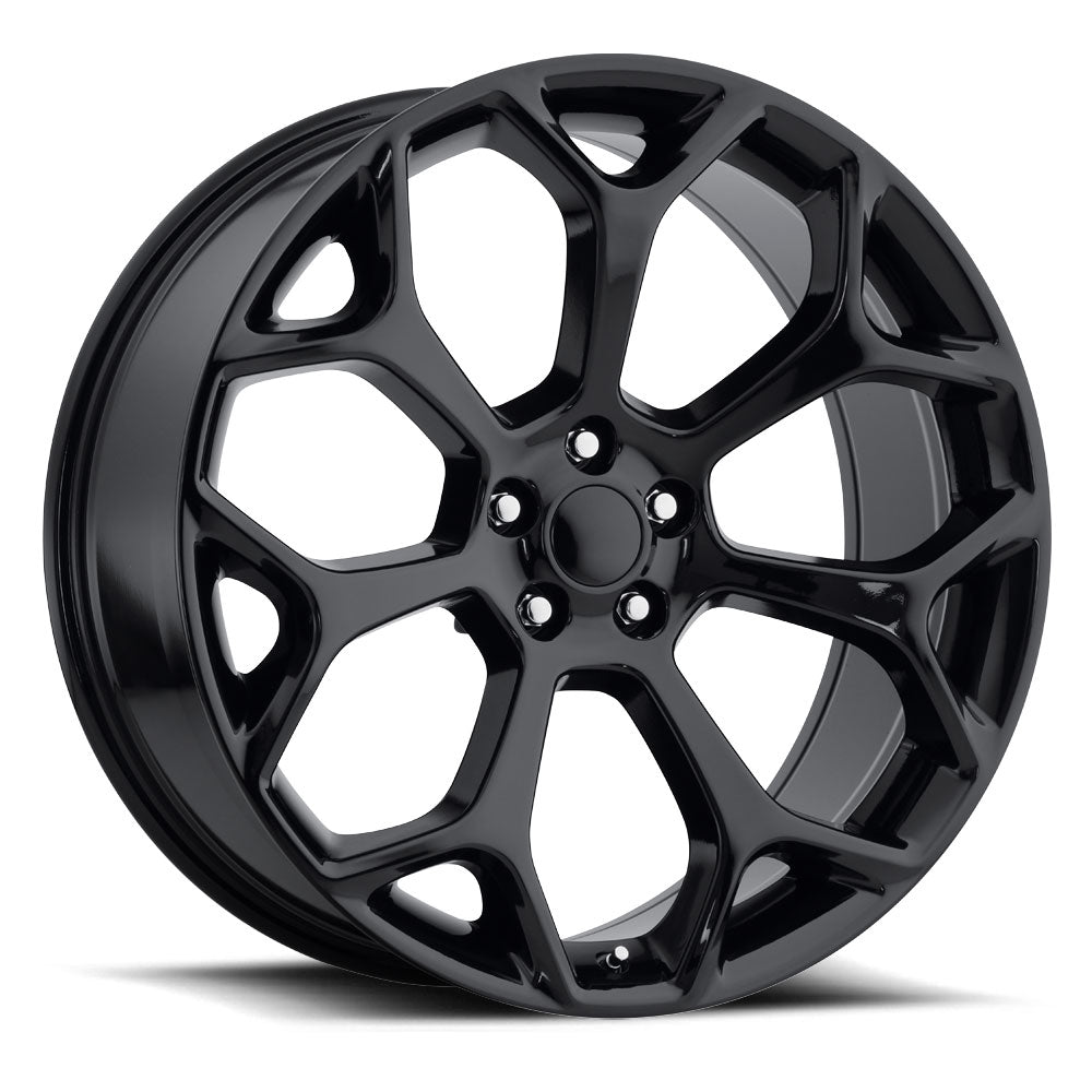 20x8 Voxx Replica C 300 Gloss Black Wheel 5x115 (18mm)