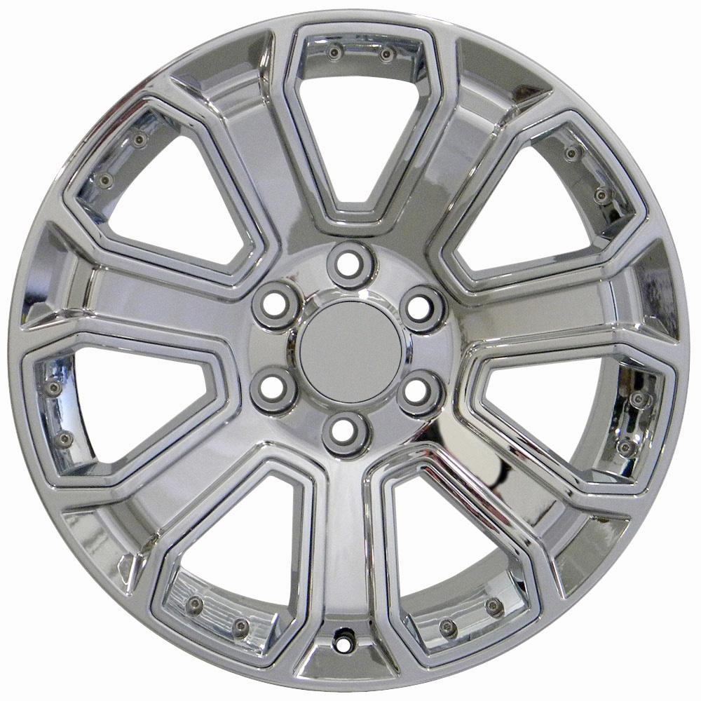20x8.5 OE Wheels CV93 Chrome with Chrome Insert Wheel 6x5.5 (31mm)