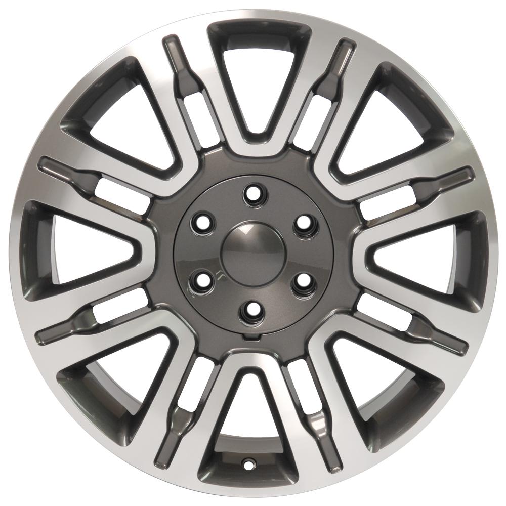 20x8.5 OE Wheels FR98 Gunmetal Machined Wheel 6x135 (44mm)