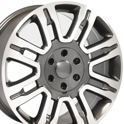 20x8.5 OE Wheels FR98 Gunmetal Machined Wheel 6x135 (44mm)