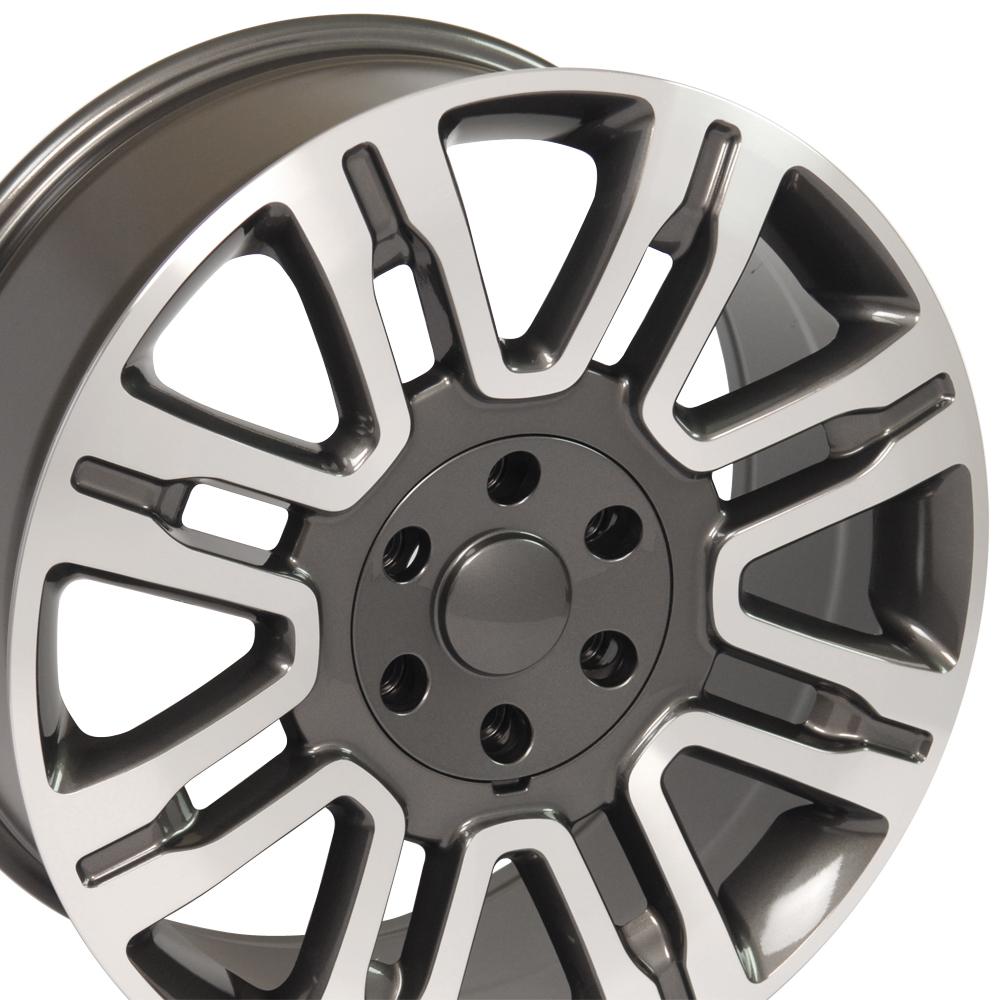 20x8.5 OE Wheels FR98 Gunmetal Machined Wheel 6x135 (44mm)