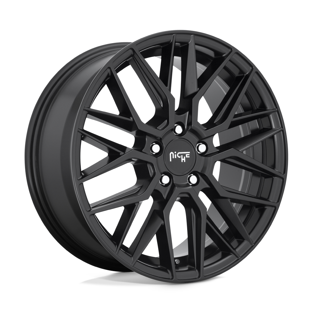 18x8 Niche M190 GAMMA MATTE BLACK Wheel 5x112 (42mm)