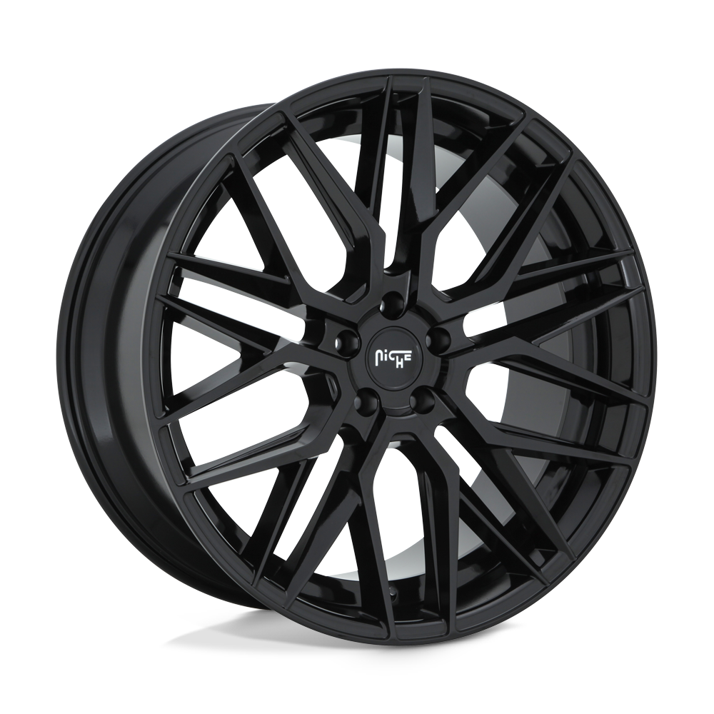 22x10.5 Niche M224 GAMMA GLOSS BLACK Wheel 5x130 (35mm)