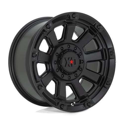 20x10 XD Series XD842 Snare Gloss Black Gray Tint Wheel 5x150 (-18mm)