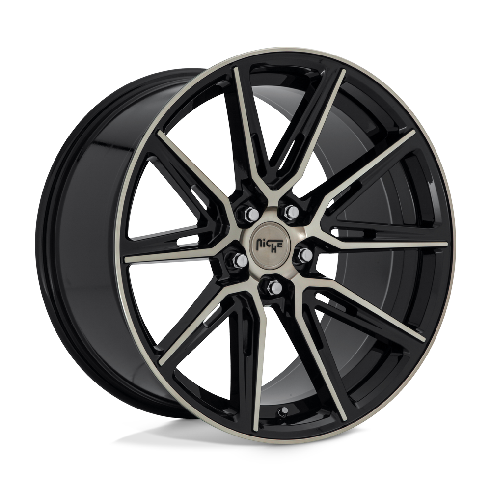 20x10.5 Niche M219 GEMELLO GLOSS MACH DOUBLE DARK TINT Wheel 5x112 (40mm)