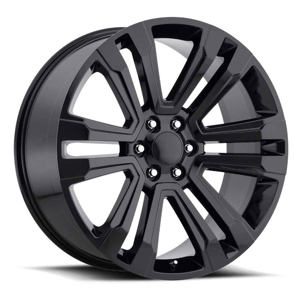 22x9 Voxx Replica 2018 Denali Gloss Black Wheel 6x5.5 (31mm)