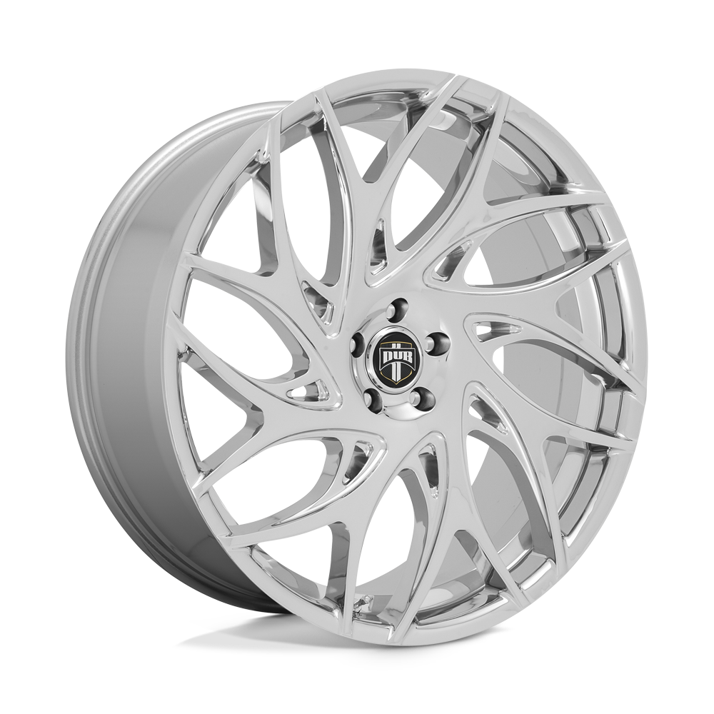24x10 DUB S258 G.O.A.T. Chrome Wheel 5x5 (10mm)