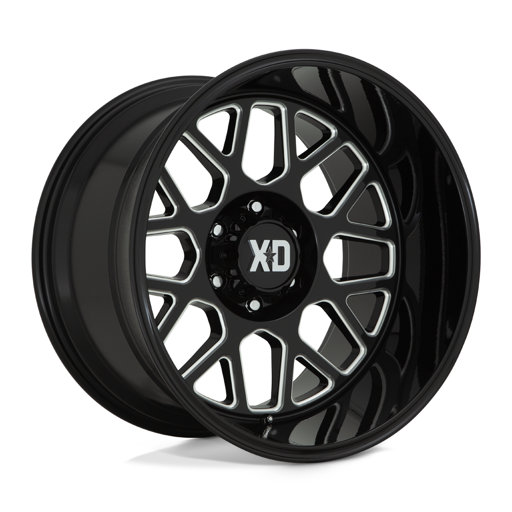 20x10 XD XD849 GRENADE 2 Gloss Black Milled Wheel 6x5.5 (-18mm)