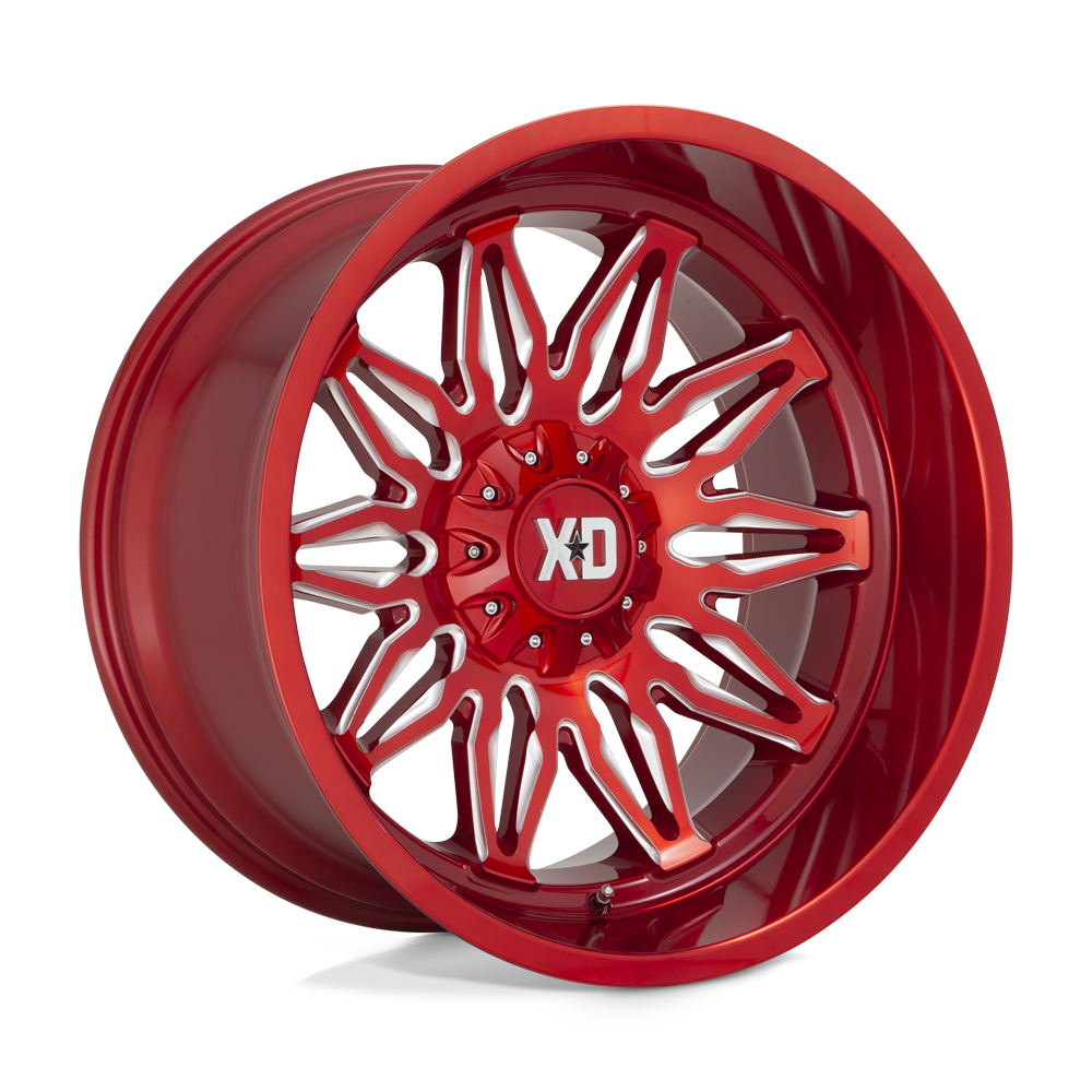 22x12 XD XD859 GUNNER Candy Red Milled Wheel 5x5/5x5.5 (-44mm)