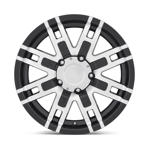 18x9 Helo HE835 Gloss Black Machined Wheel 5x4.5 (18mm)