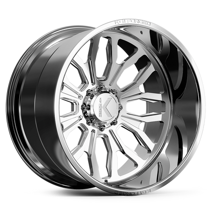 22x12 KG1 Forged KC017 Heathen Polished Milled FORGED Wheel 6x5.5 (-44mm)