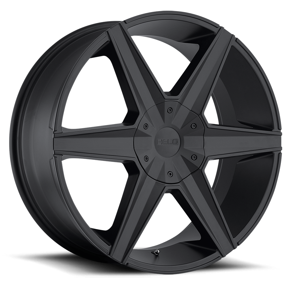 22x9 Helo HE887 Satin Black Wheel 5x120/5x5/5x120/5x5 (15mm)