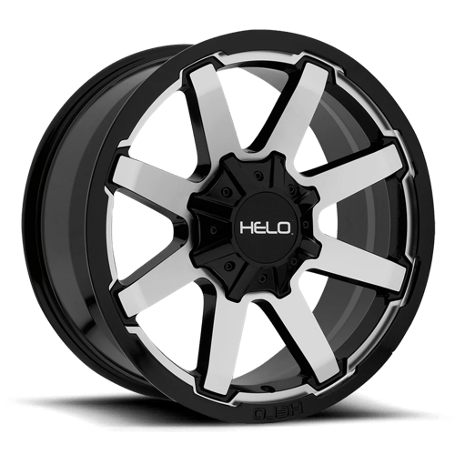 HE909 17X9 6X127 G-BLK MACH 18MM