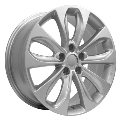 18x7.5 OE Wheels HY02 Silver Wheel 5x4.5 (48mm)