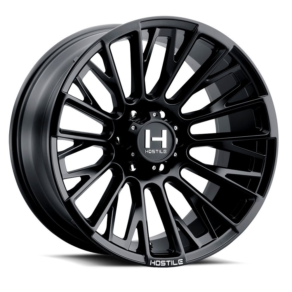 20x10 Hostile H144 Justice Asphalt (Gloss Black) Wheel 6x5.5 (-19mm)