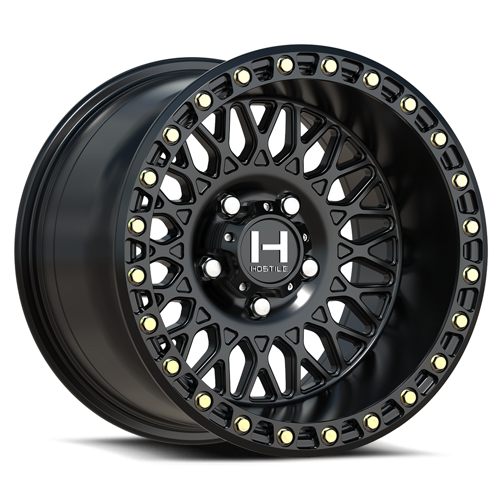 15x10 Hostile Jackal Asphalt (Satin Black) UTV Wheel 5x4.5 (0mm)