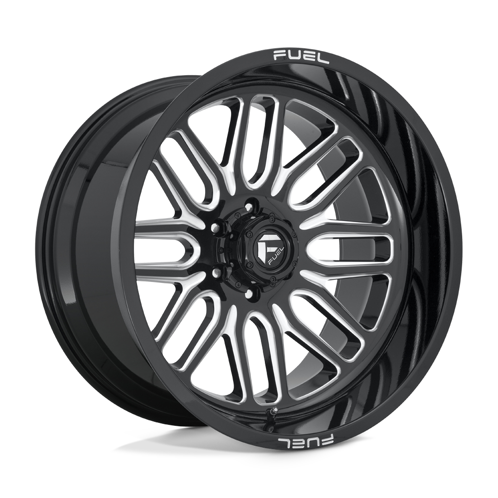 22x12 Fuel D662 IGNITE GLOSS BLACK MILLED Wheel 6x135 (-43mm)