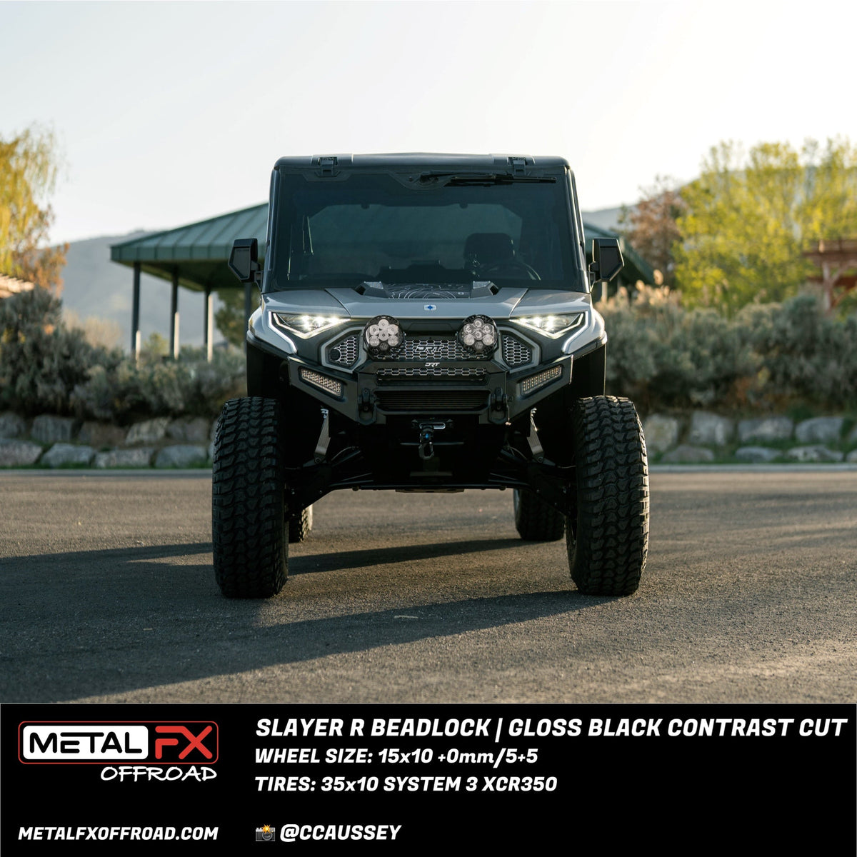 Slayer R Beadlock | Gloss Black Contrast Cut