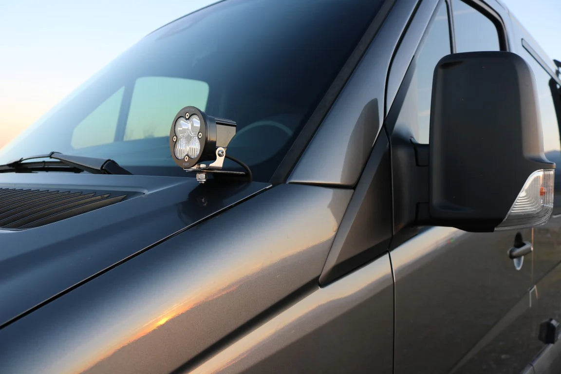 HOODLINE LIGHT POD MOUNTS - SPRINTER 07-18 (PAIR)