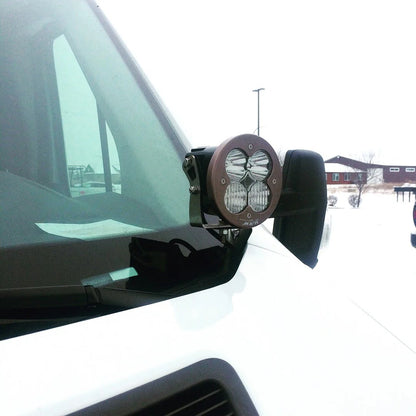 HOODLINE LIGHT POD MOUNTS - FORD TRANSIT, 15-UP (PAIR)