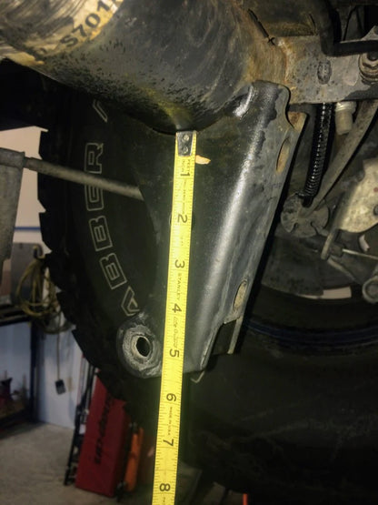 HIGH CLEARANCE REAR LOWER SHOCK BRACKET - FORD TRANSIT, 15-UP